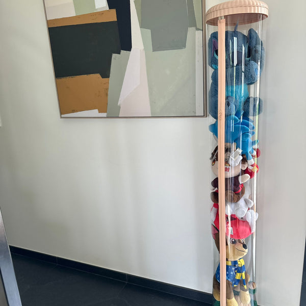 Doudoubox: Tube de rangement pour doudou