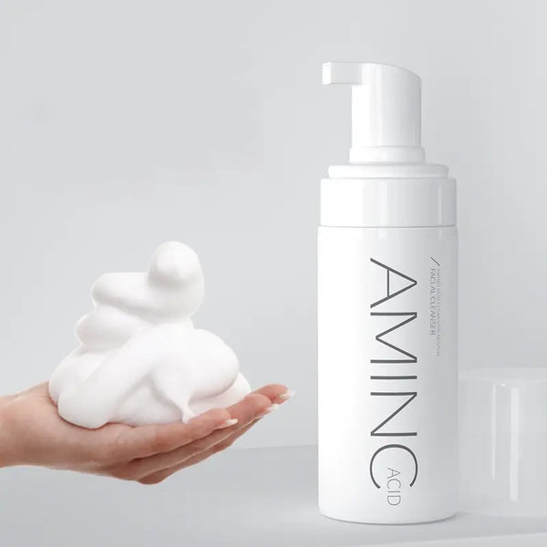 Amino Acid Cleansing Mousse Moisturizing Oil Control Deep Cleaning Mites Removal Acne Facial Cleanser Foam Skin Brightening